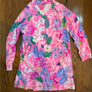 Lilly Pulitzer Pink Floral Kids Dress